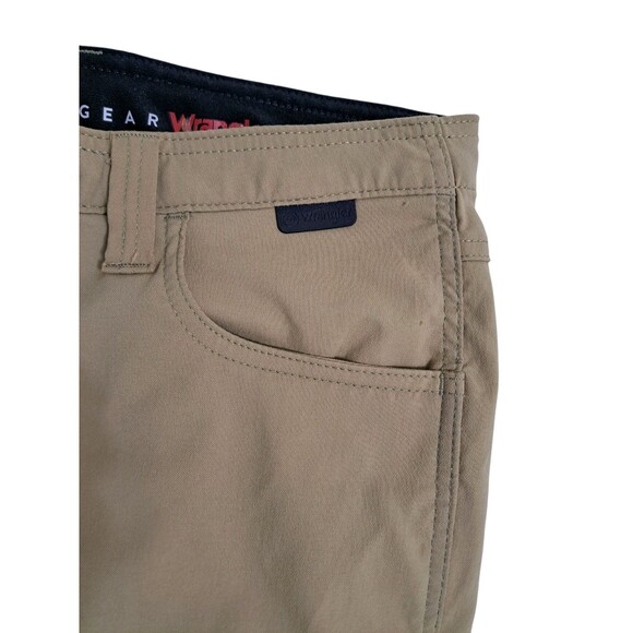Wrangler Pants Women's 8 Tall Beige ATG All Terrain Gear Nylon Blend Hike Trail - Picture 8 of 10